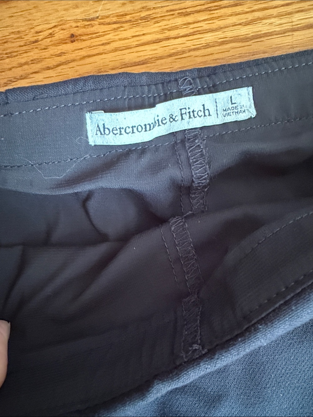 Abercrombie & Fitch Navy Pleated Mini Skirt - Picture 4 of 6